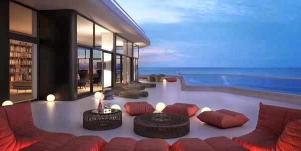 Luxury Miami beachside penthouse with layers