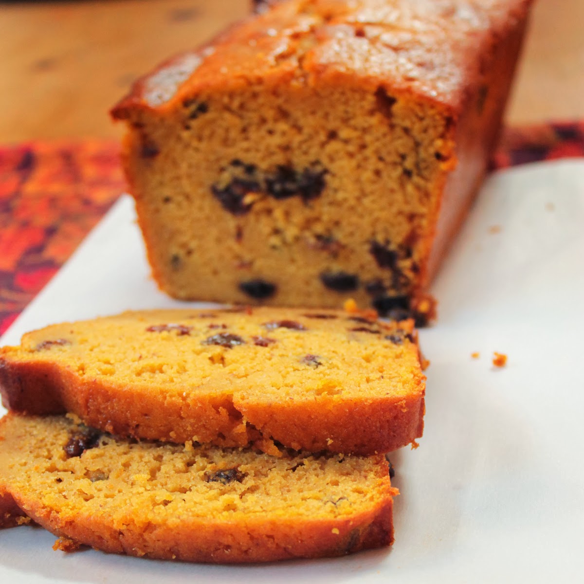 Food Nasty Sherry Raisin Pumpkin Bread