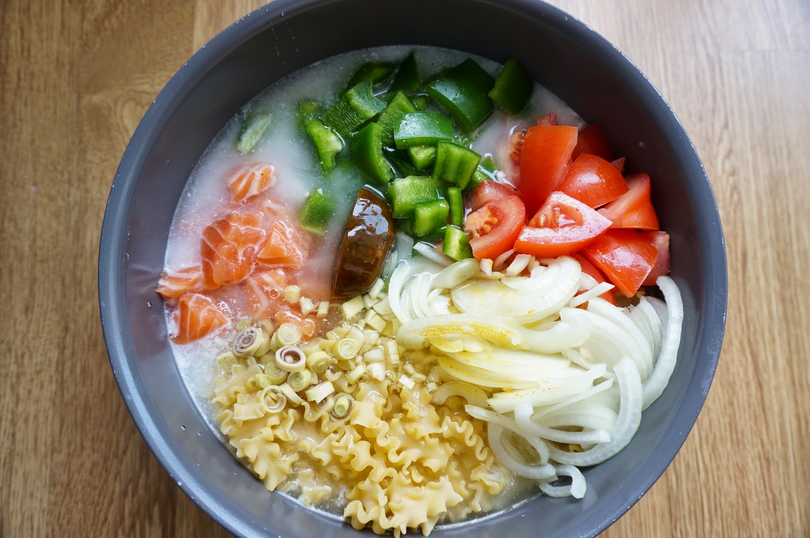 The Cook Time One pot pasta saumon et lait de coco