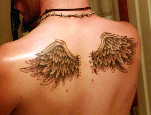 Angel Wings Tattoo Designs on Back Angel Wings Tattoo Designs on Back