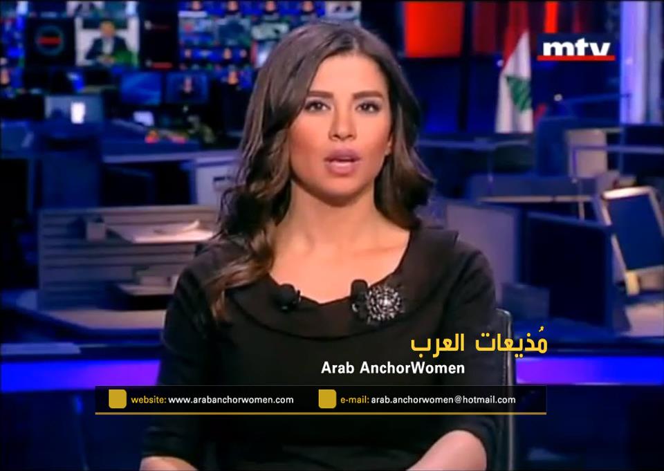 Arab Spicy News Anchor women Chantal Saliba one of the hottest news