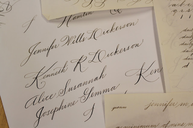 Circle and Stone: Spencerian Script...