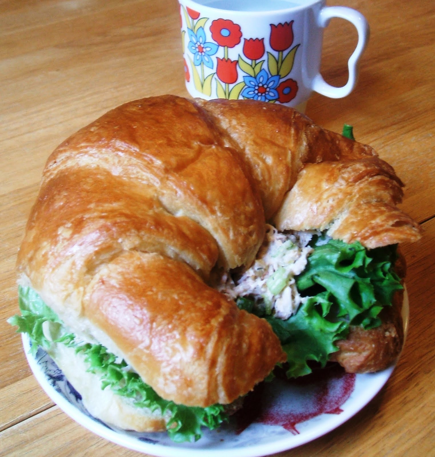 Gather, Listen, Devour Crab Salad Croissants