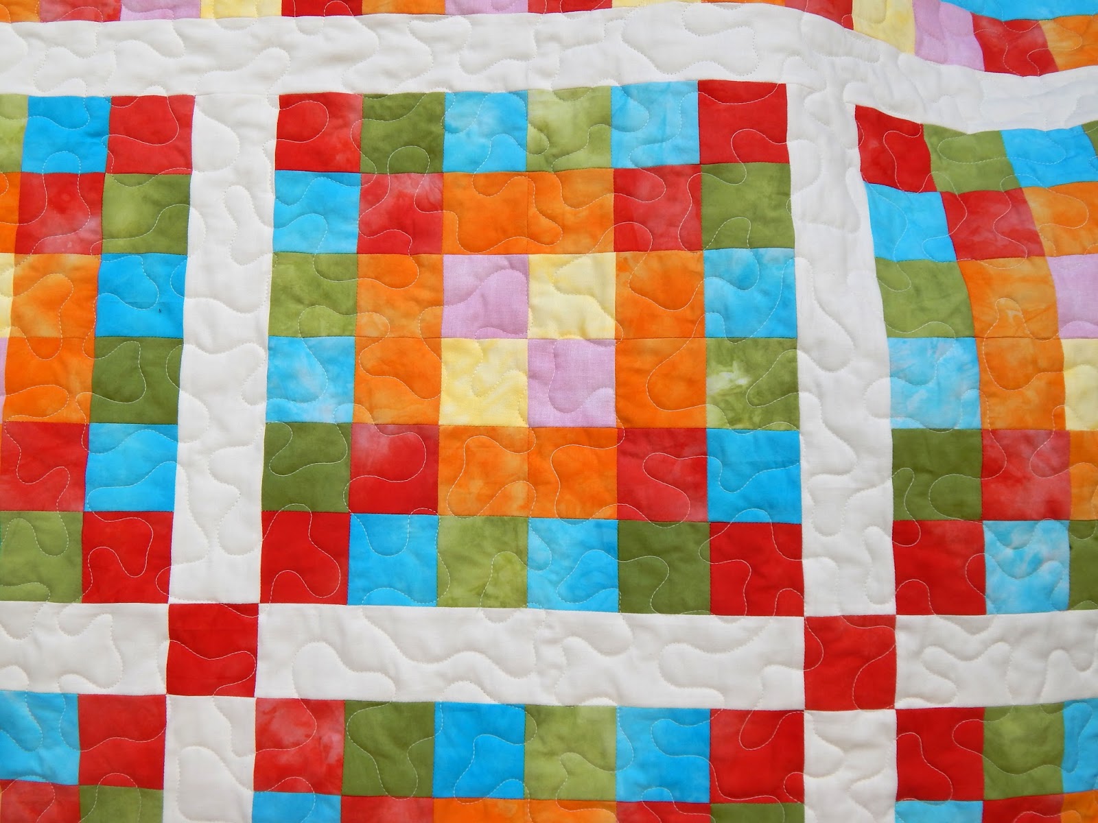 The Fleming's Nine Hand Dyed Quilt