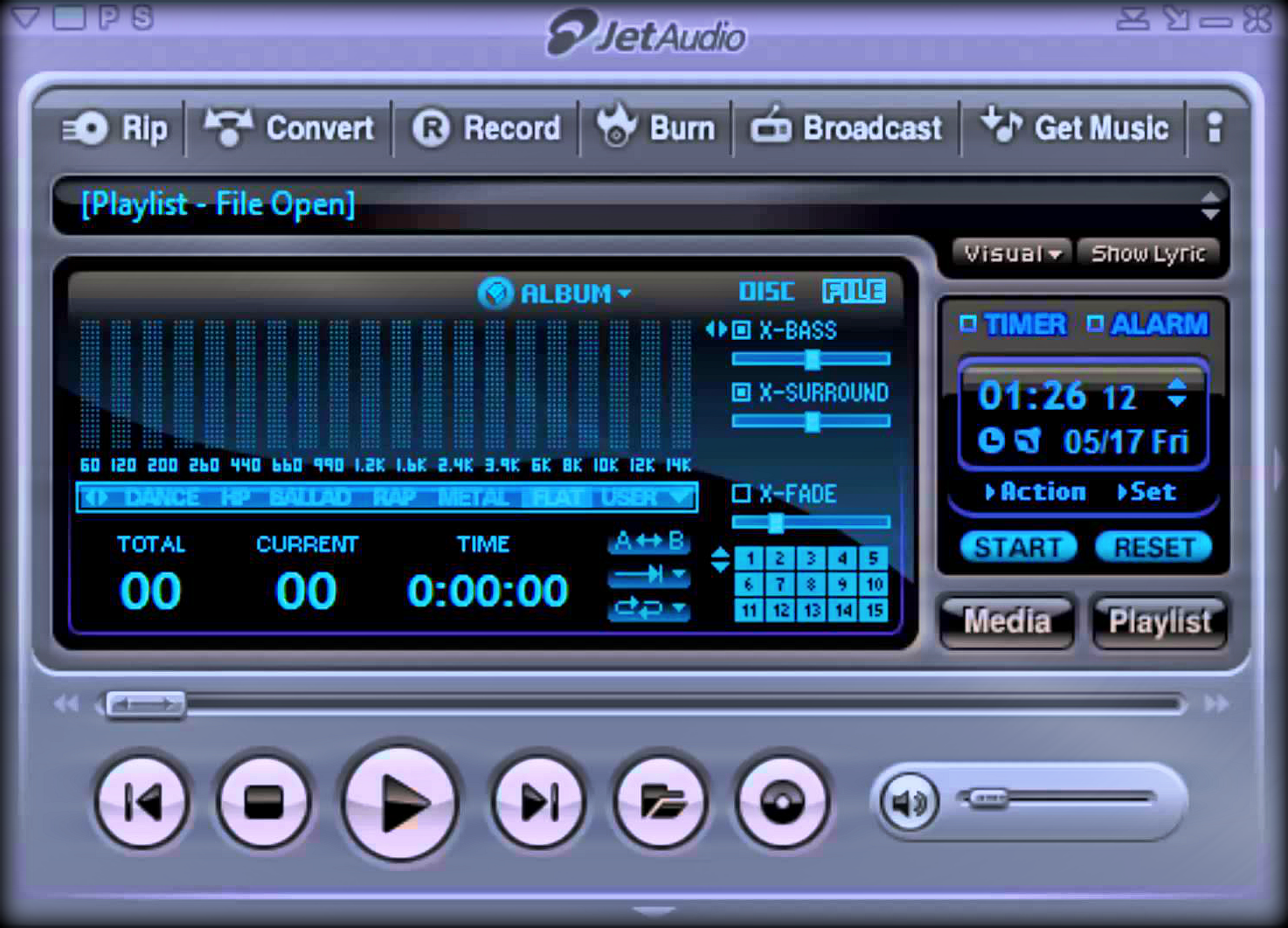 تحميل برنامج جيت أوديو Download Jet Audio لتشغيل الميديا