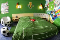 Habitaciones tema fútbol - Ideas para decorar dormitorios