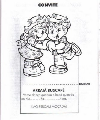educação na net festa junina convite arraiá