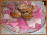 Muffin con noci e gocce di cioccolato