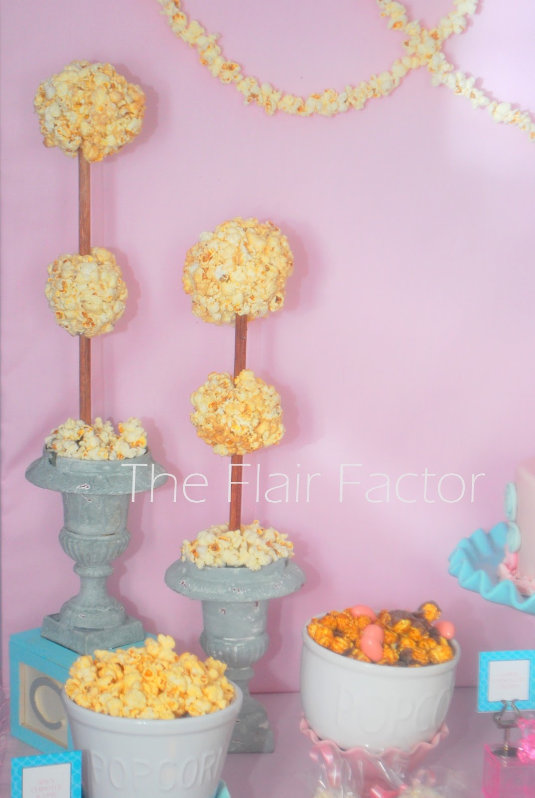 Fête Fanatic Baby Shower Popcorn Buffet