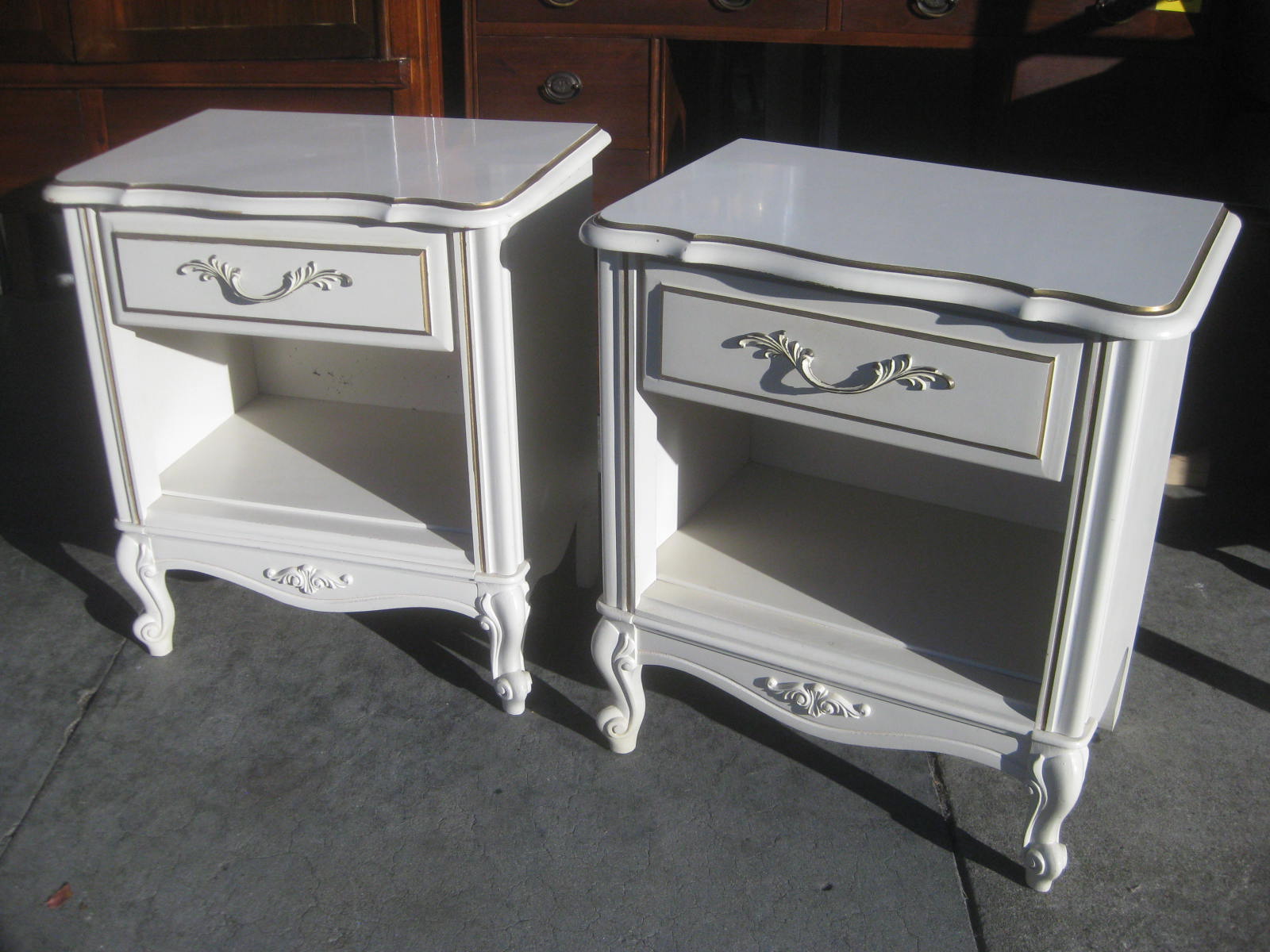 UHURU FURNITURE & COLLECTIBLES SOLD French Provincial Night Stands 70