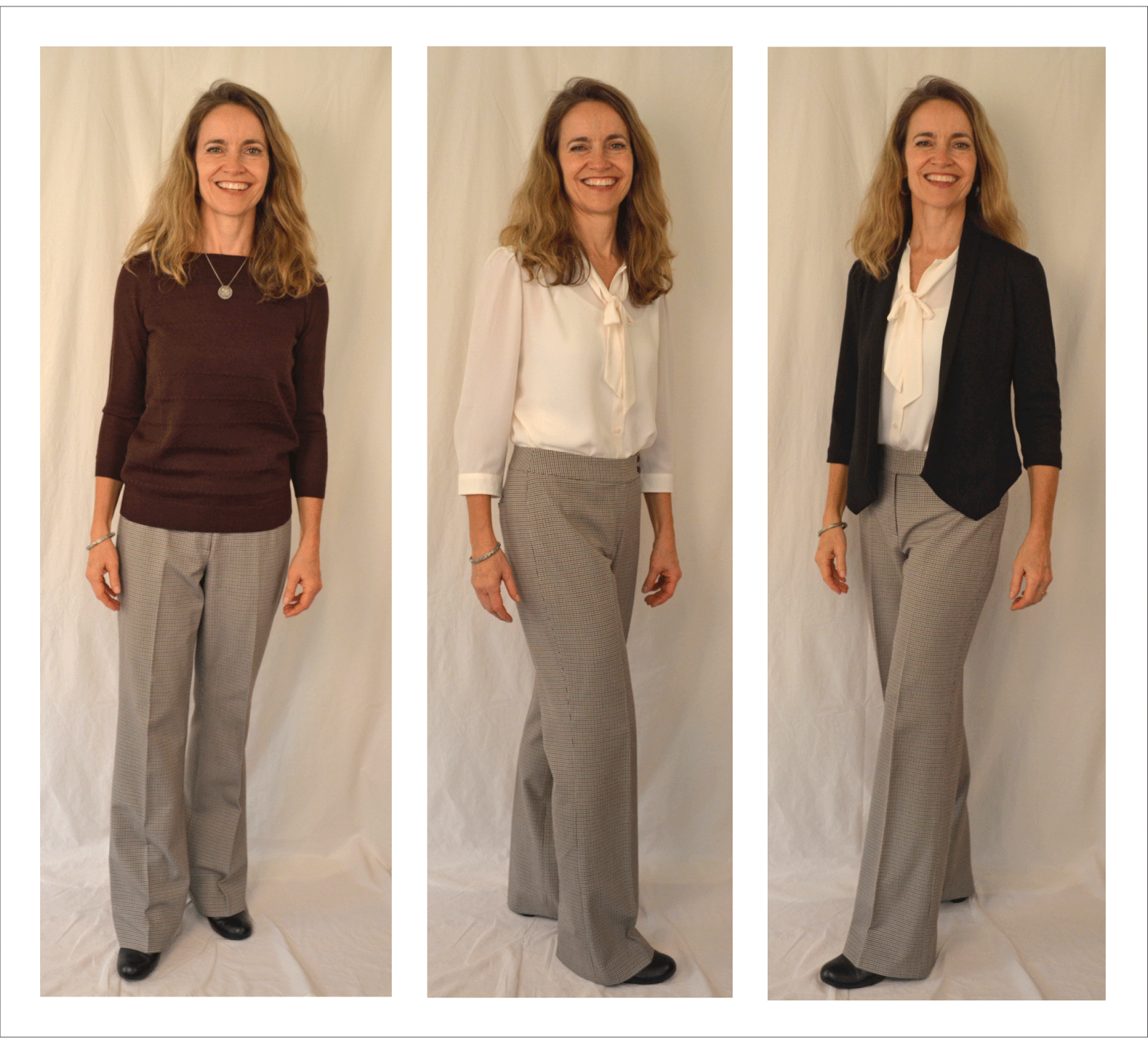 Simply Sophisticated Herringbone Dress Pants