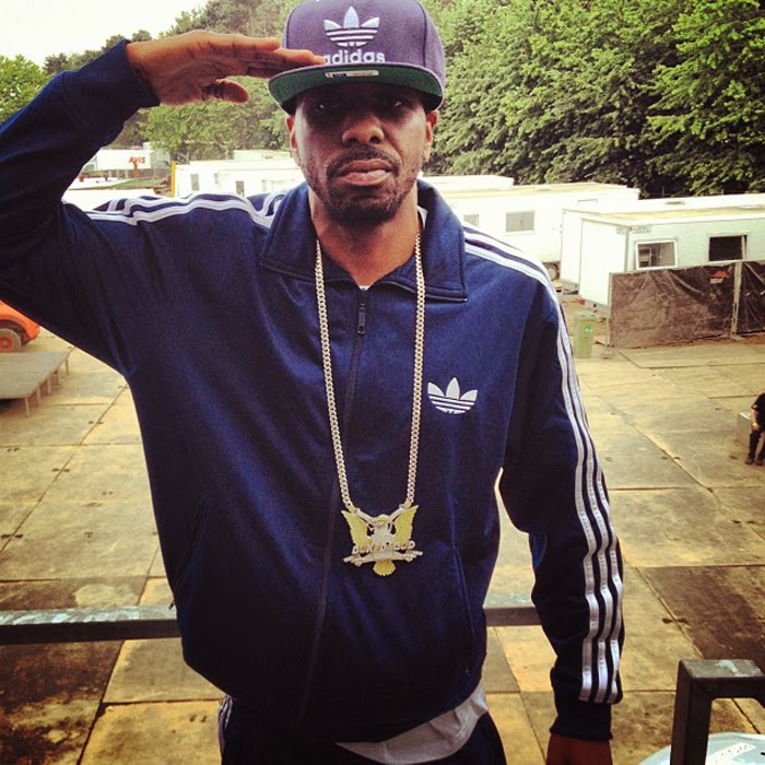 Duke Da God Dipset Eagle Chain Splash BSN/BLACK SOCIETY NEWS For