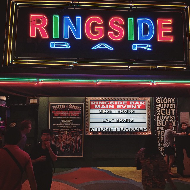 Ringside Bar Midget Boxing Manila Jakarta100bars Nightlife