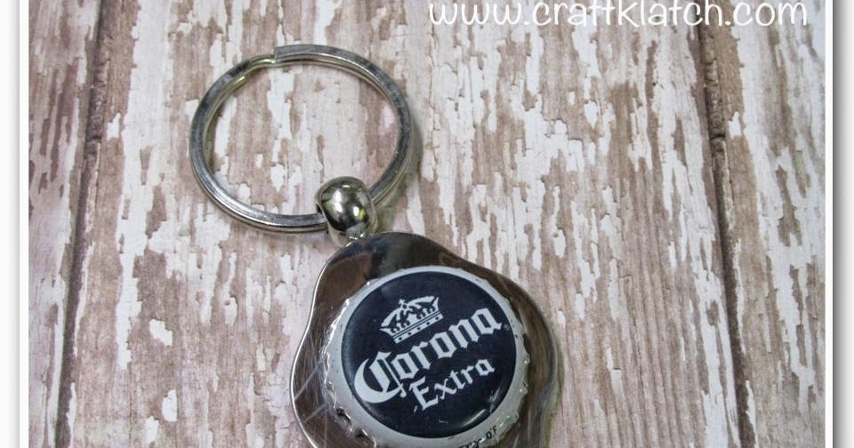 Craft Klatch ® DIY Father's Day Beer Bottle Cap Keychain
