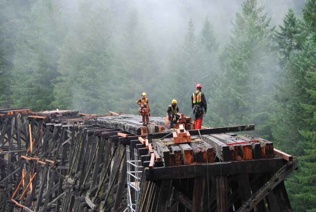 1001Archives Kinsol Trestle The Largest Wooden Trestle in The