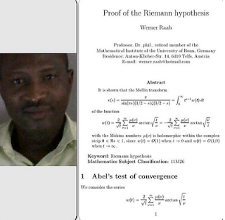 Nigerian scholar, Dr. Opeyemi Enoch solves 156-year-old knotty Maths hypothesis; ...wins $1m prize