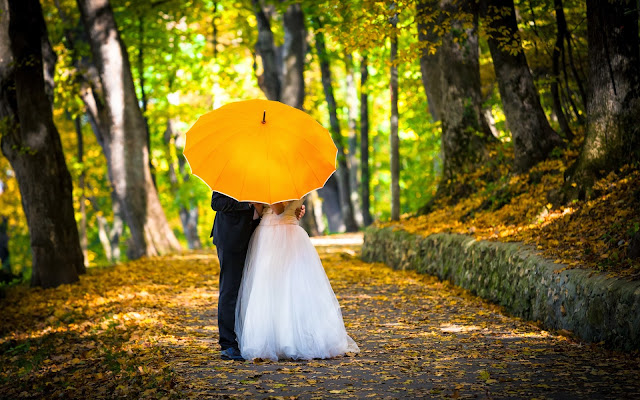 Young Married Couple In Love Kissing