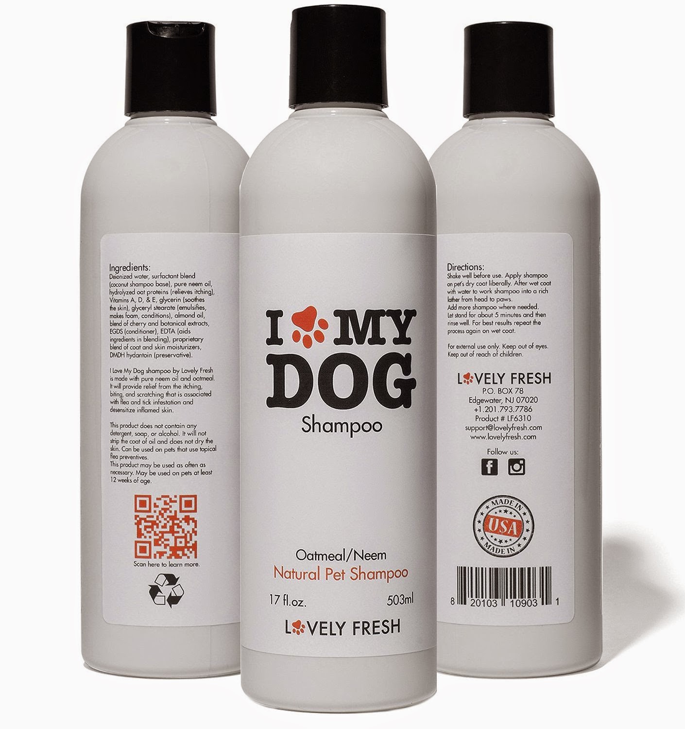 Cassie's Ramblings "I Love My Dog Shampoo"