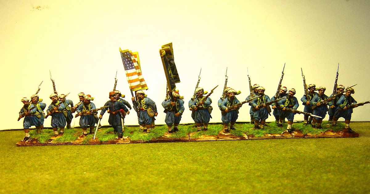 Painting Wargames Figures 146th New York Zouaves