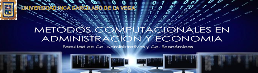 Métodos Computacionales en Administración y Economía