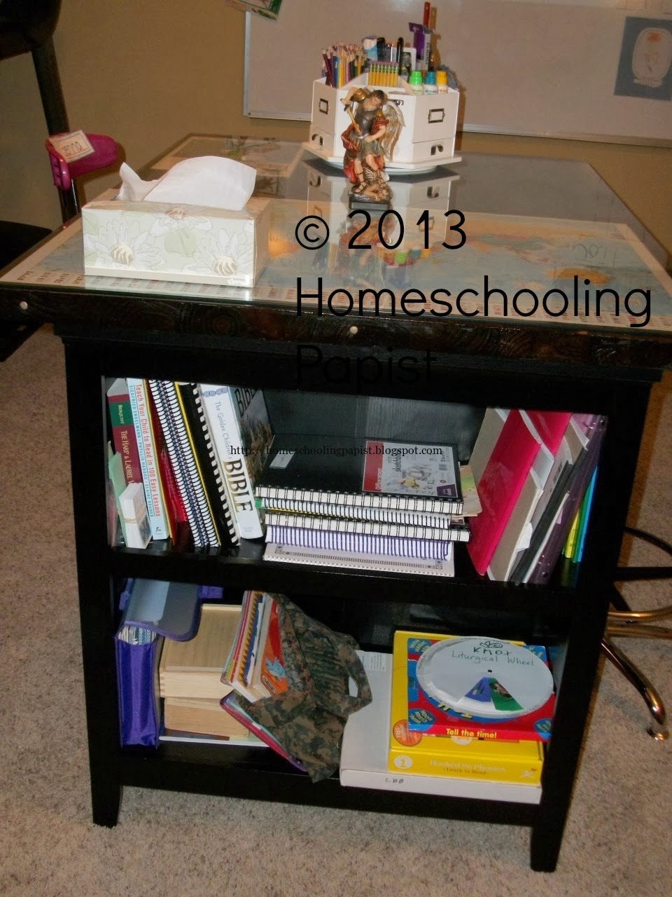 Homeschooling Papist My Craigslist homeschool room (little bit of Ikea and Pottery Barn on the