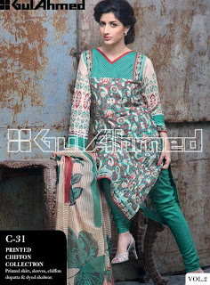 Gul Ahmed Lawn Collection Vol-2 Summer For Ladies