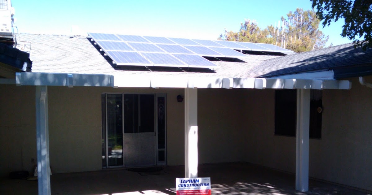 Lapham Construction Patio Cover in Bakersfield, California