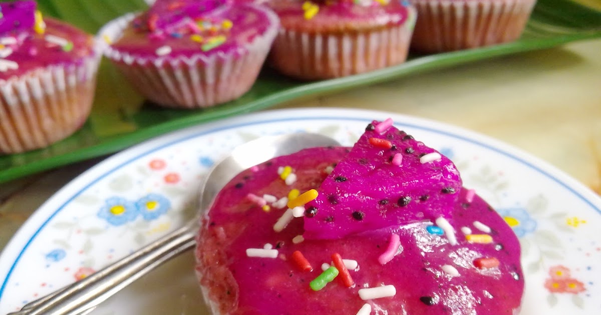 DRAGON FRUIT CUPCAKES NA kitchen