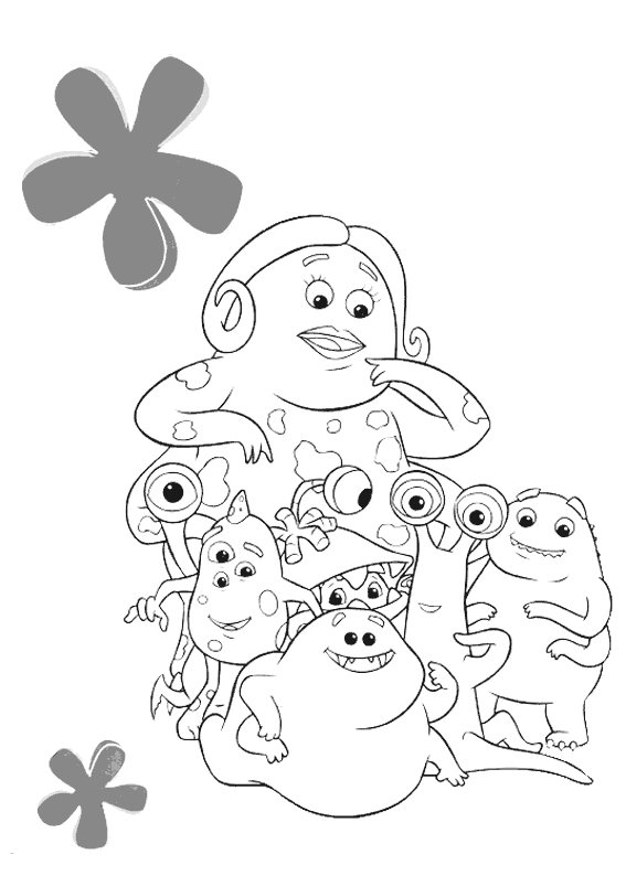 imagens Monstros S.A pintar Desenhos Para Colori Monstros S.A desenhar