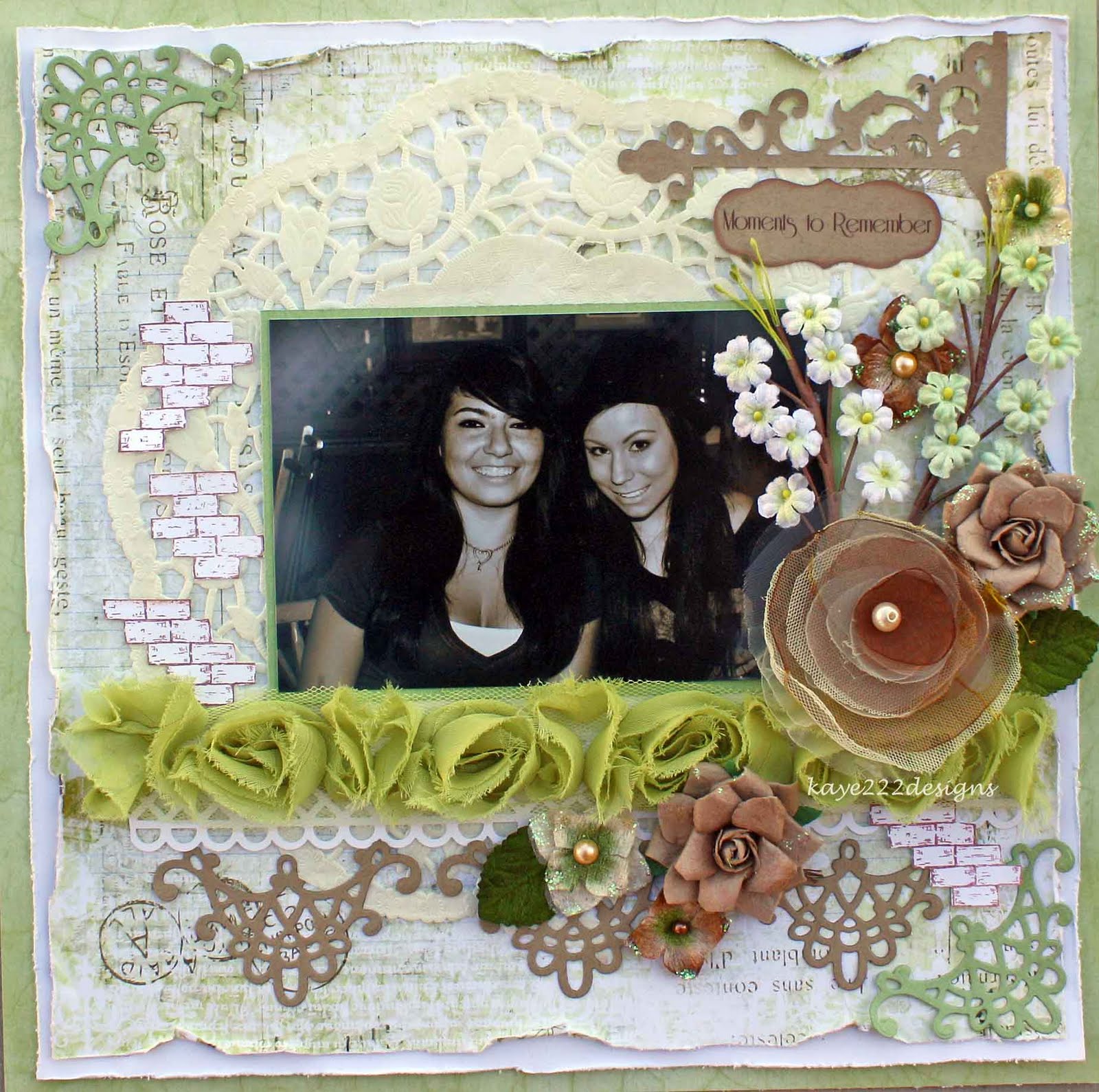 Ideas for Scrapbookers Designer Showcase Projects with Die Cuts!