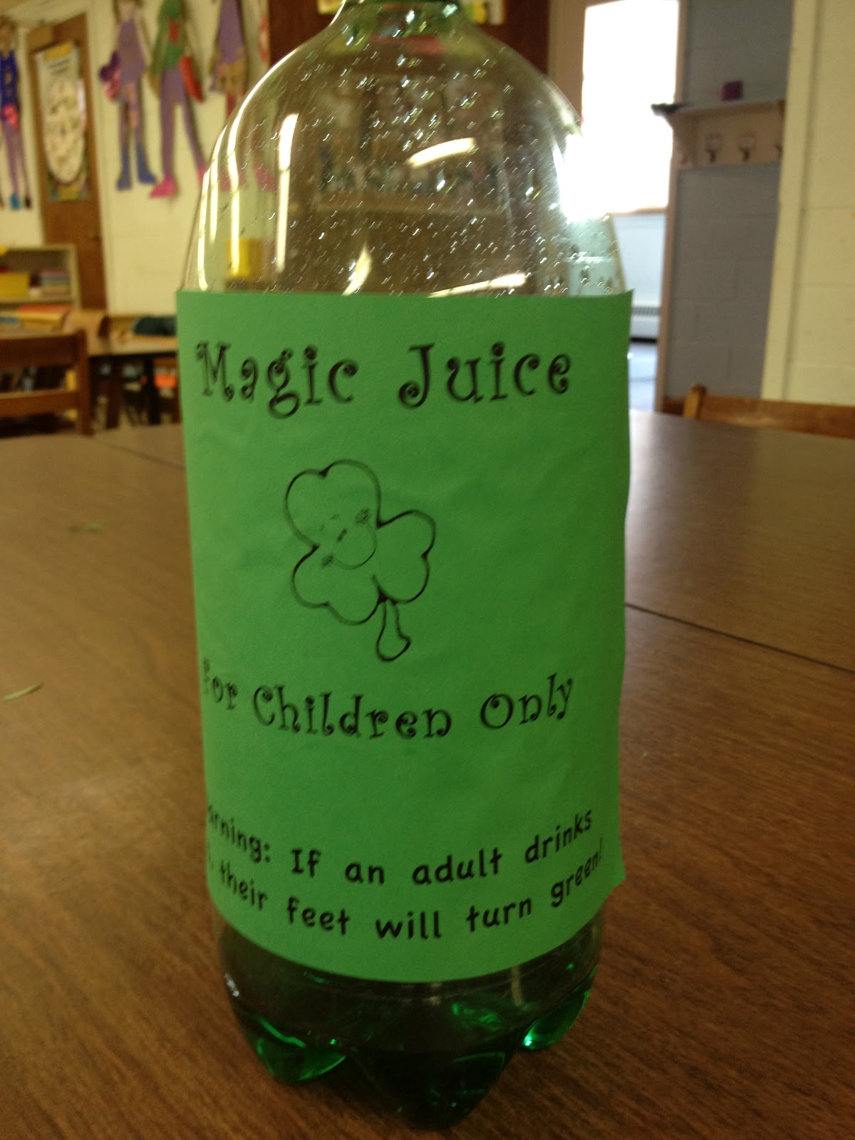 Mrs. Goff's PreK Tales Magic Leprechaun Juice