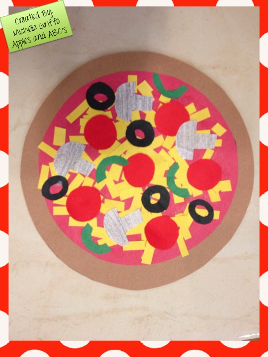Pizza Math Craftivity Apples and ABC's