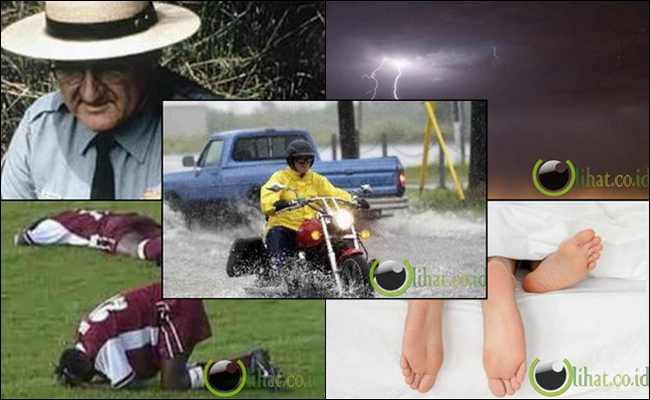 5 Kisah Terunik Orang yang Tersambar Petir 5 Kisah Terunik Orang yang Tersambar Petir