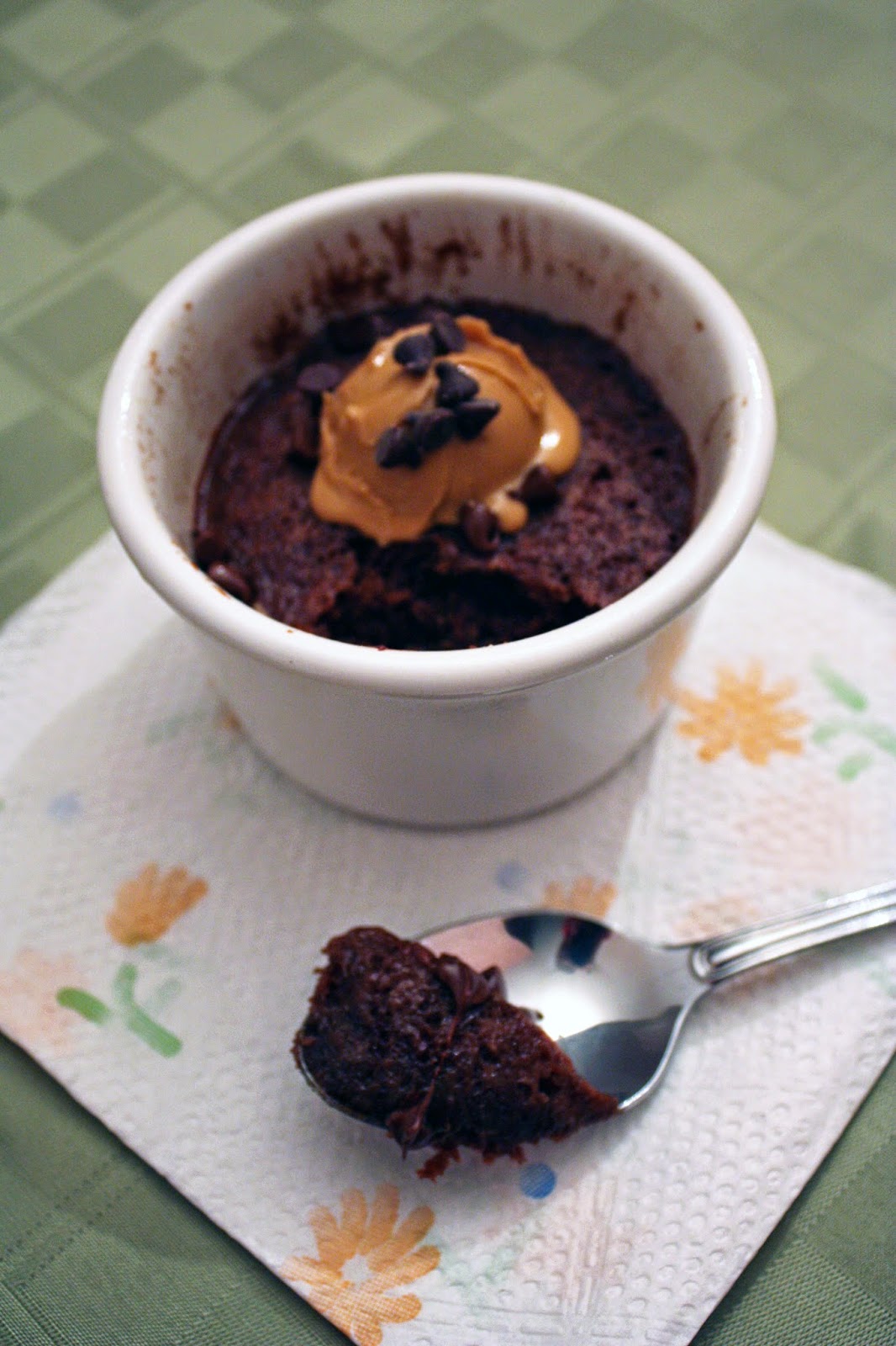 Vegan peanut butter chocolate mug cake How to Philosophize with Cake