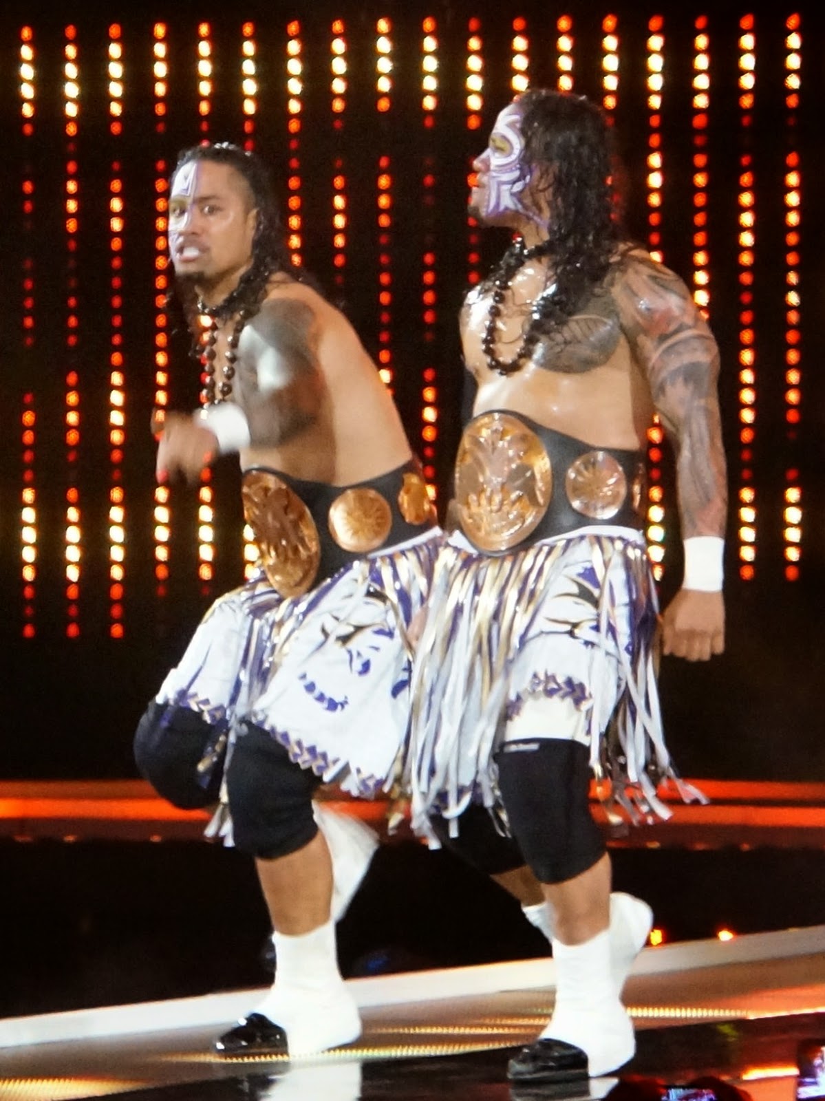 The Usos WWE Tag Team Champions WWE Superstars Jimmy Uso & Jey Uso entrance