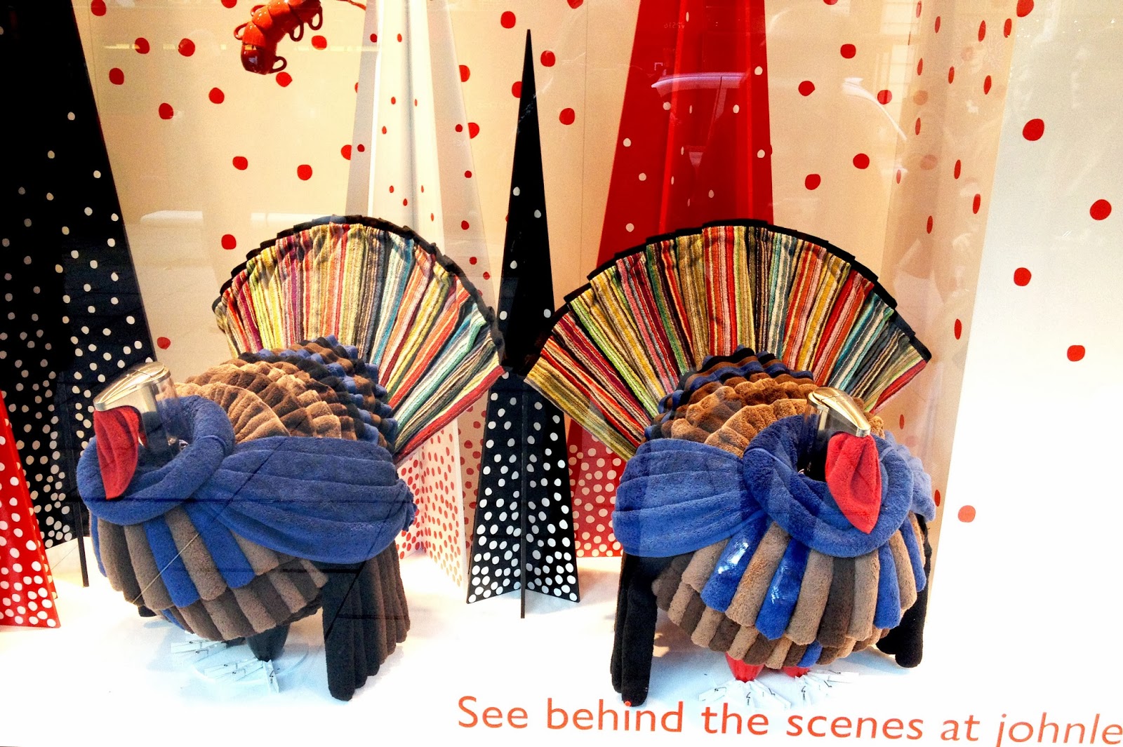 What Katie Makes John Lewis Christmas Window Displays