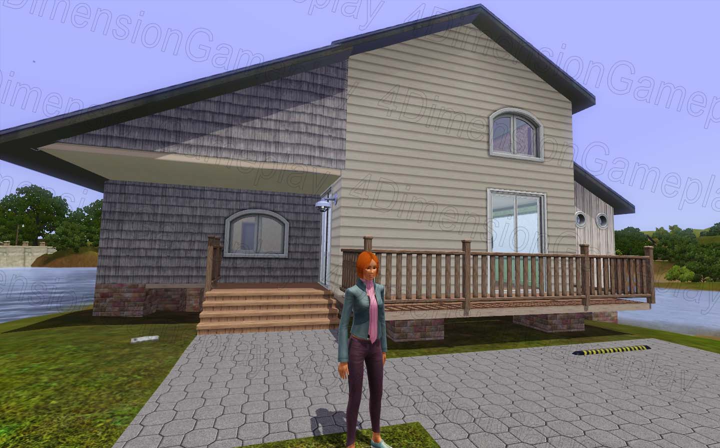 Sims 3 Home Design Hotshot Part - 24: Join The Profession Of Architectural Design At The Town Hall In Your City. Begin As Carrier Fabrics, Seeks Projects Around Town, They Will Appear In The Map ...