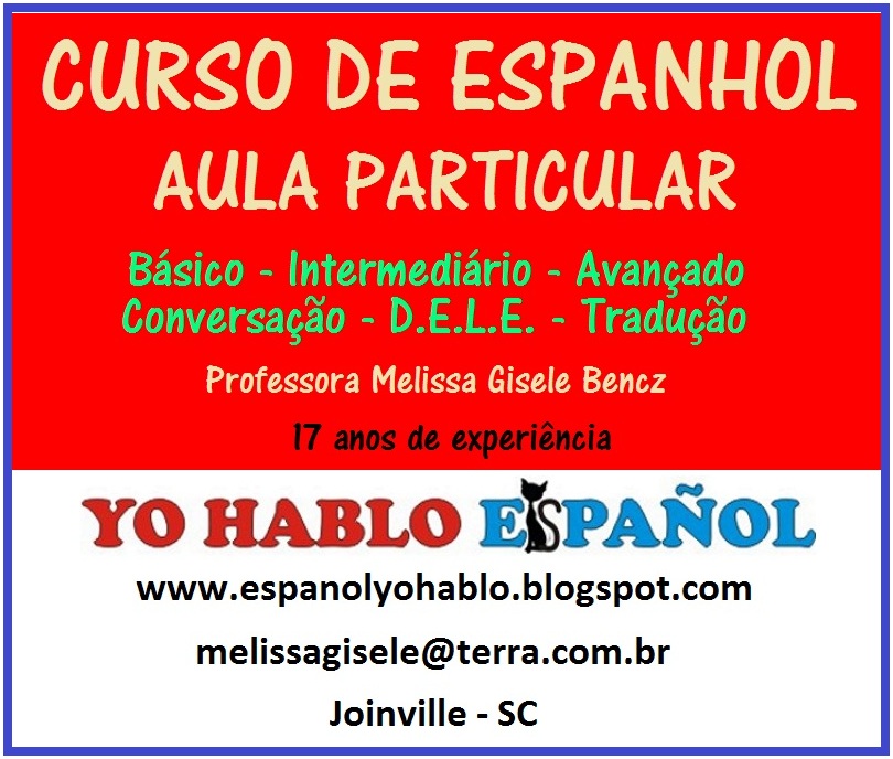 Aulas de Espanhol - Aula Espanhol