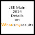 JEE Main 2014 Imp Dates on www.jeemain.nic.in