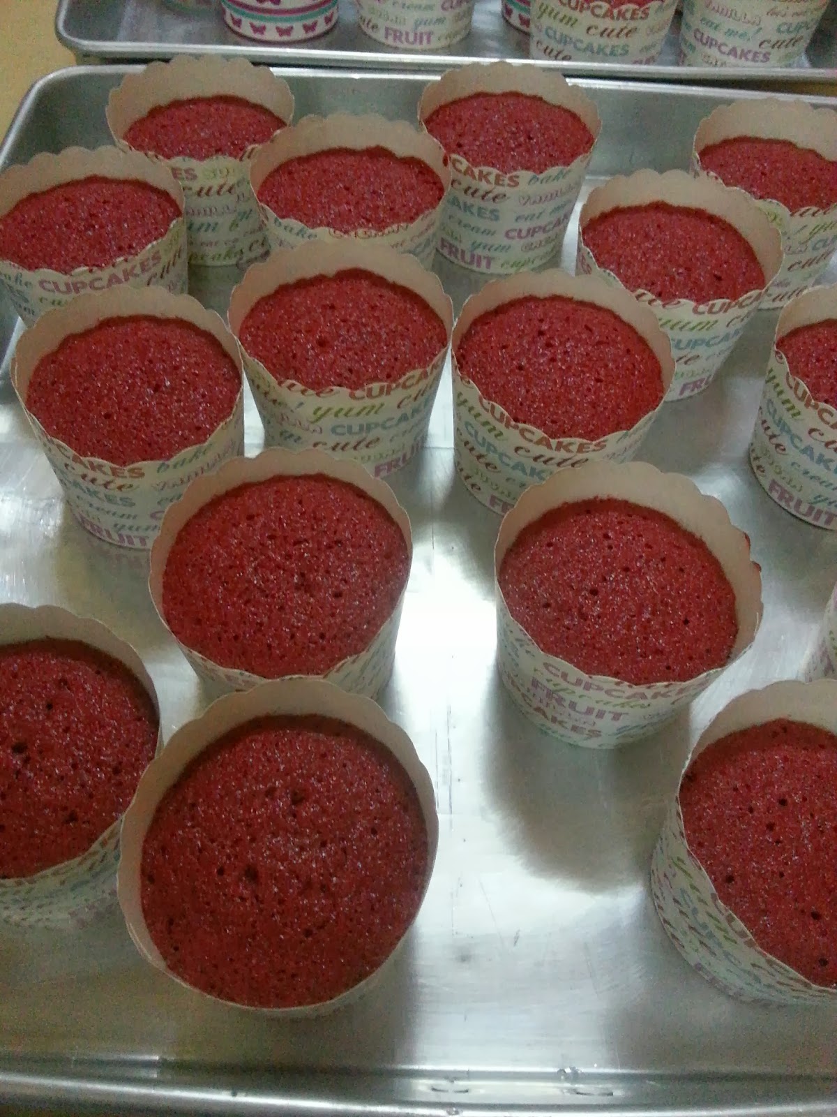 Resepi Red Velvet Cupcake Kukus