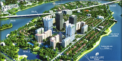 Vị trí địa lý chung cư vp5 linh đàm Vị trí địa lý chung cư vp5 linh đàm