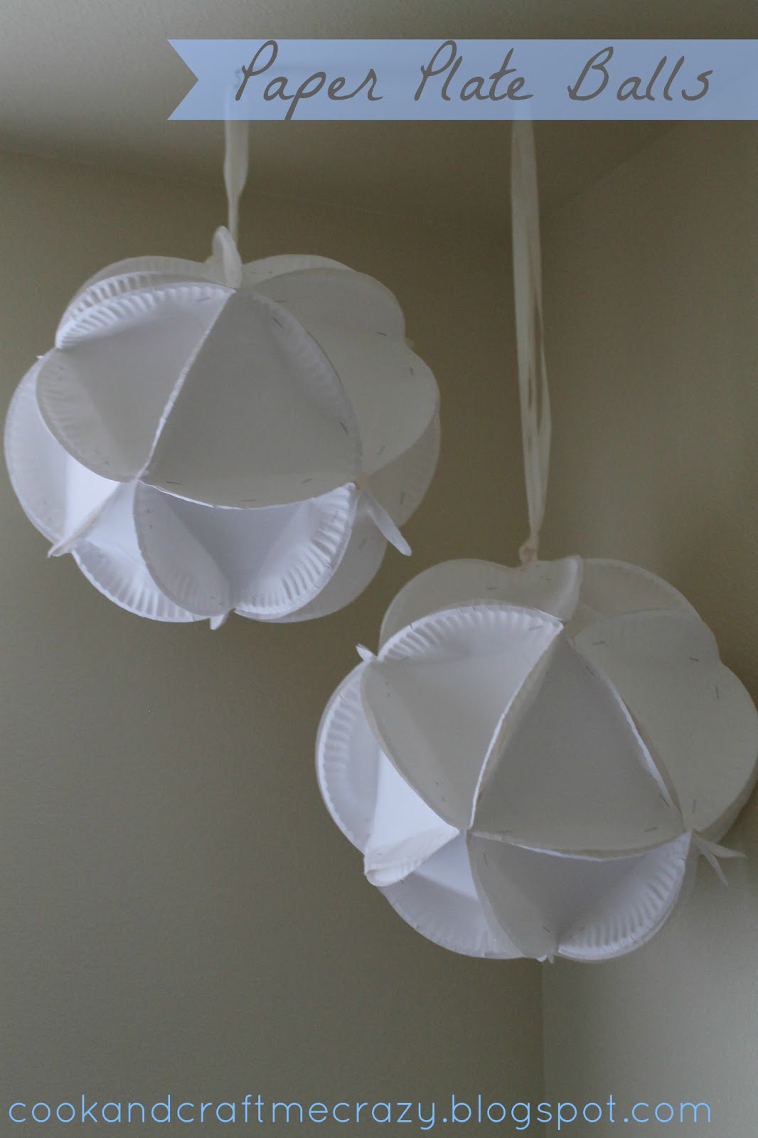 Cook and Craft Me Crazy Paper Plate Balls