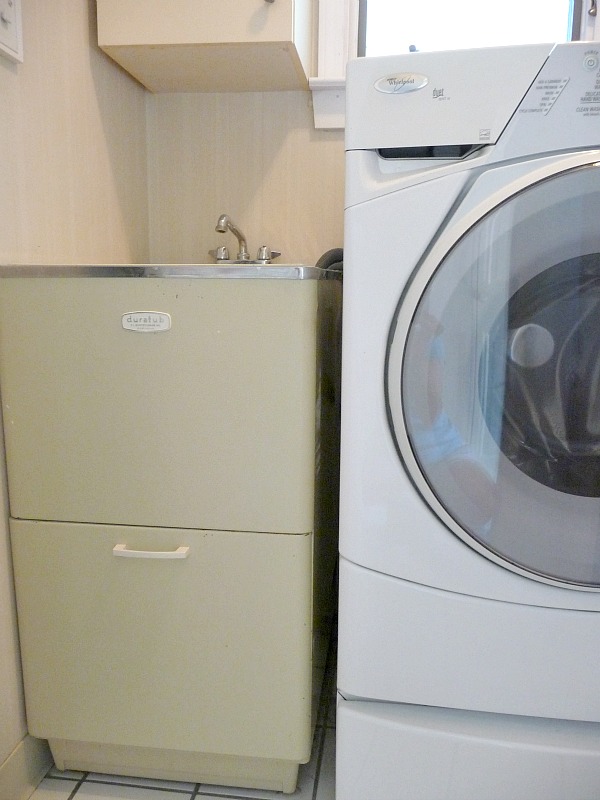 My Covered Bridge Easy Drop Cloth Laundry Tub Skirt