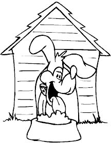 Art Books House Animal Dog Coloring Pages