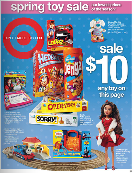 -$3.00/1 Printable or 4/10 SS target coupons 10. -$3.00/1 Printable or 4/10 SS