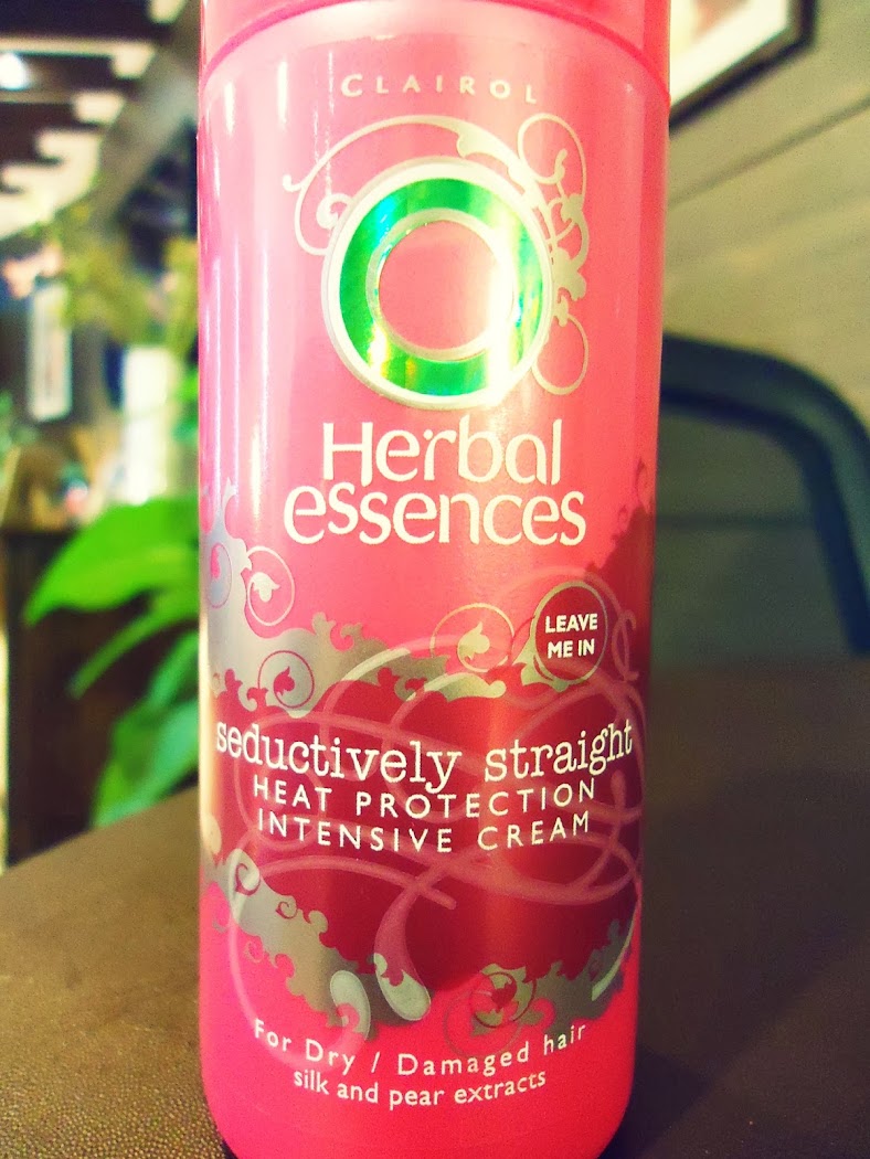 Seductively Straight Heat Protection Intensive Cream Herbal Essences Pretty Gloss