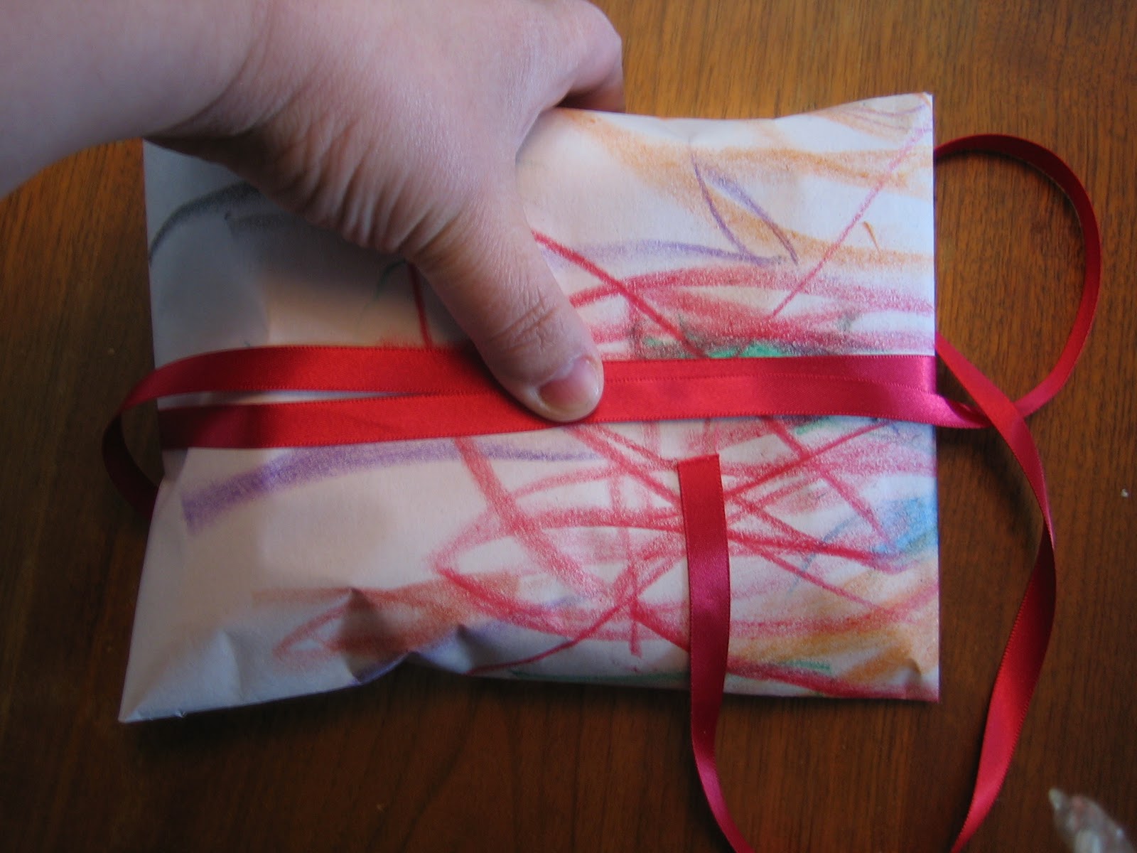 how to ribbon tie a gift
