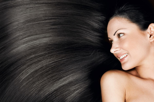 cabello brillante y saludable