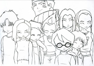code lyoko coloring pages for kids