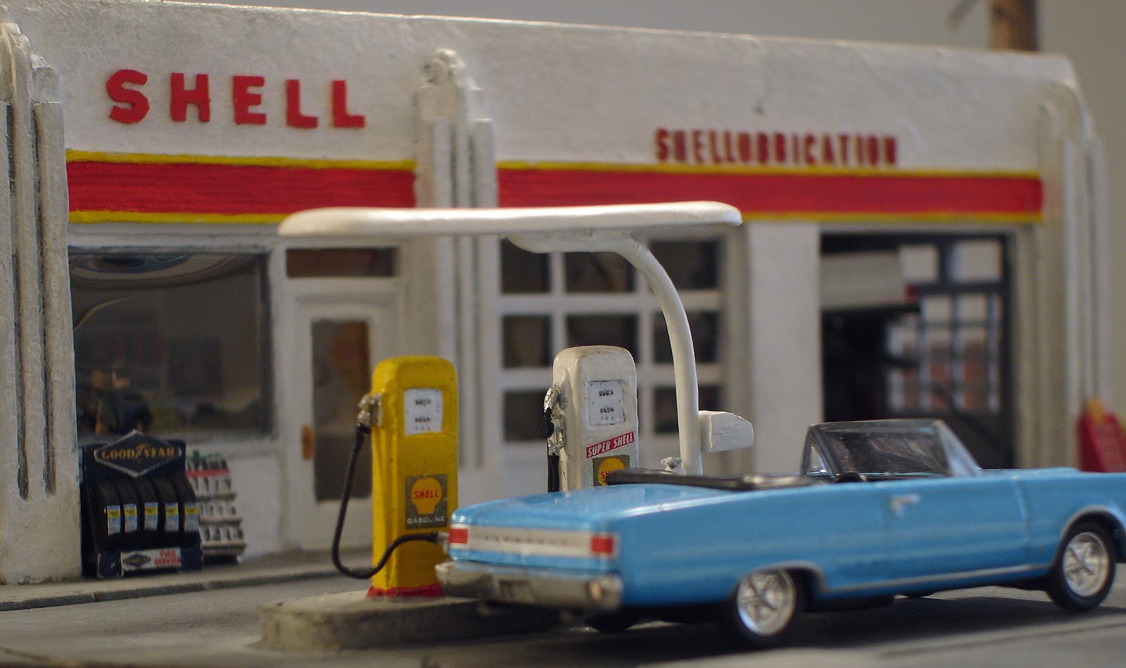 Modeling a Shell gas station circa 1968 Model Railroad Hobbyist magazine